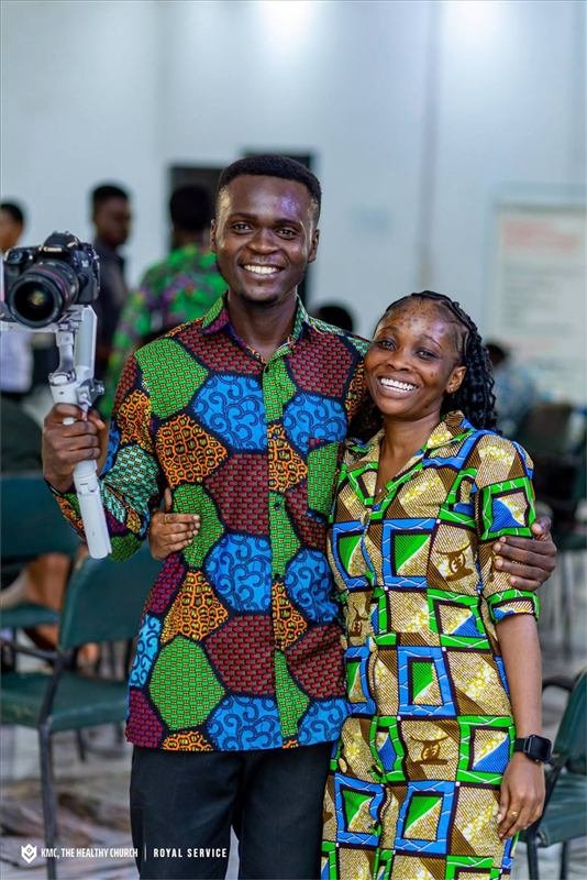Members of the KMC media team