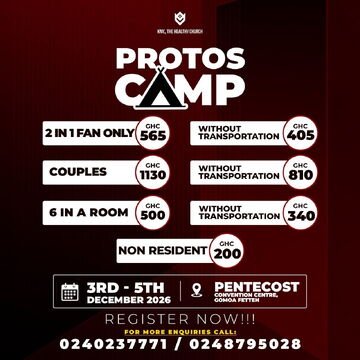 Protos Camp 2026 flyer